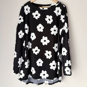 Lularoe Nora Size Large Beautiful Floral Print Tunic